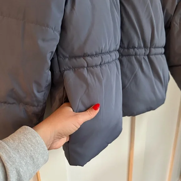 Women’s Blue Puffer Jacket Small Like New - Picture 4 of 6